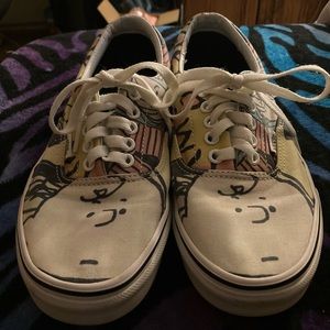 Peanuts Snoopy Charlie Brown Vans Size 7 Men’s 8.5 Women’s
